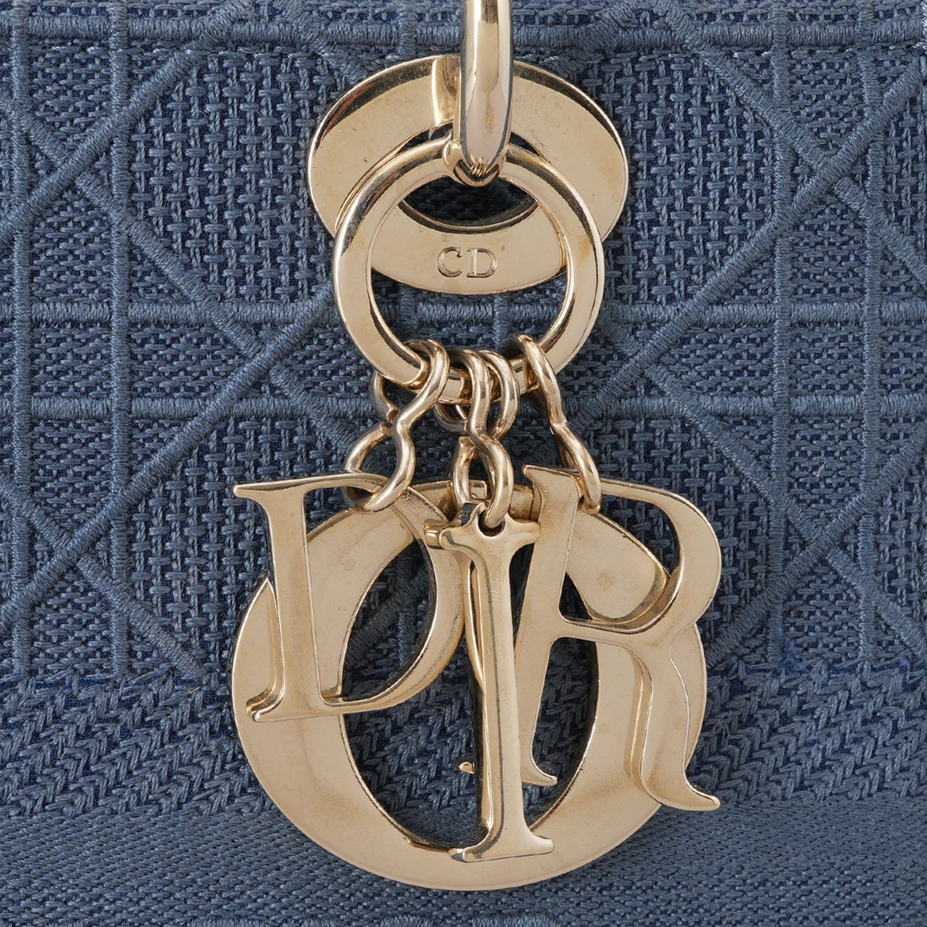 CHRISTIAN DIOR(USED)디올 자수 레이디디올 미디움 백